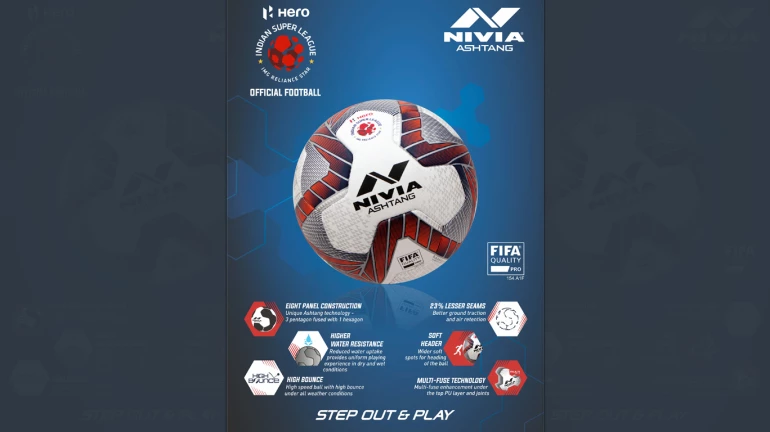 FIFA Pro certified NIVIA Ashtang is the Official Football for Hero Indian Super League