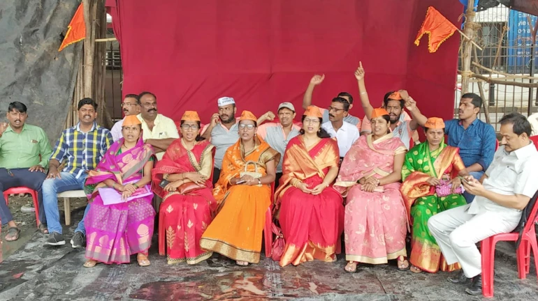 Maratha Community: Women protest demanding removal of criminal cases registered against agitators