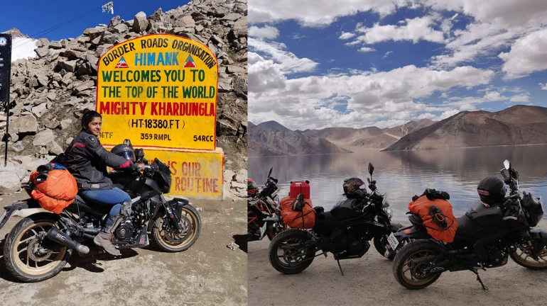 6,000 km, 16 days, a motorbike and two friends: A 19-year-old girl’s Thane-Ladakh journey