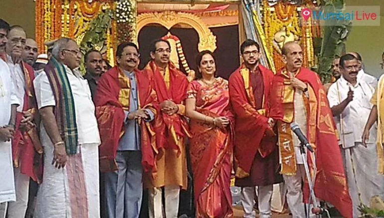 Governor, Uddhav at Balaji temple