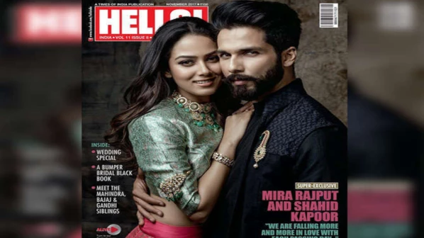 शाहिद - मीरा पहिल्यांदाच कव्हर फोटोत एकत्र!