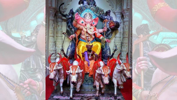 बळीराजाच्या संकल्पनेवर आधारित देखावा   