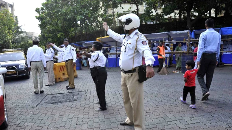 अंडर 17 फीफा विश्वकप की तैयारियों में वयस्त नवी मुंबई ट्रैफिक पुलिस