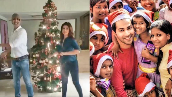अक्षय और ट्विंकल ने लगाए ठुमके तो सलमान और वरुण ने इस अंदाज में मनाया क्रिसमस!