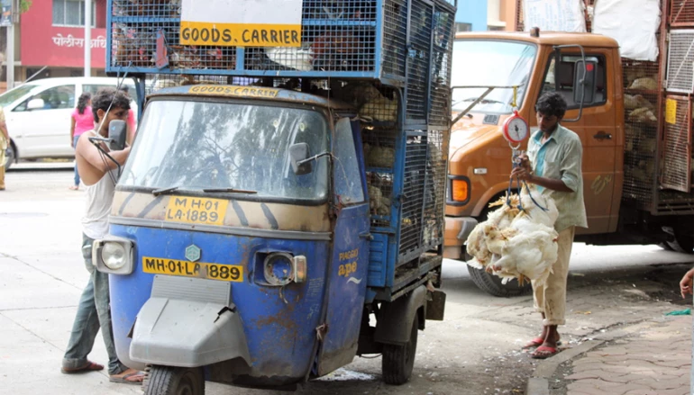 Wadala residents stressed by stinky Poultry vans 