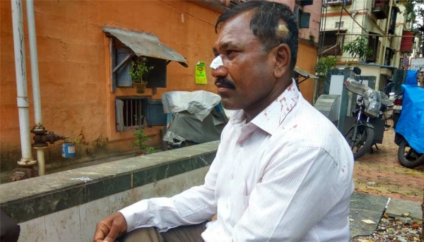 Taxi driver hits BMC worker