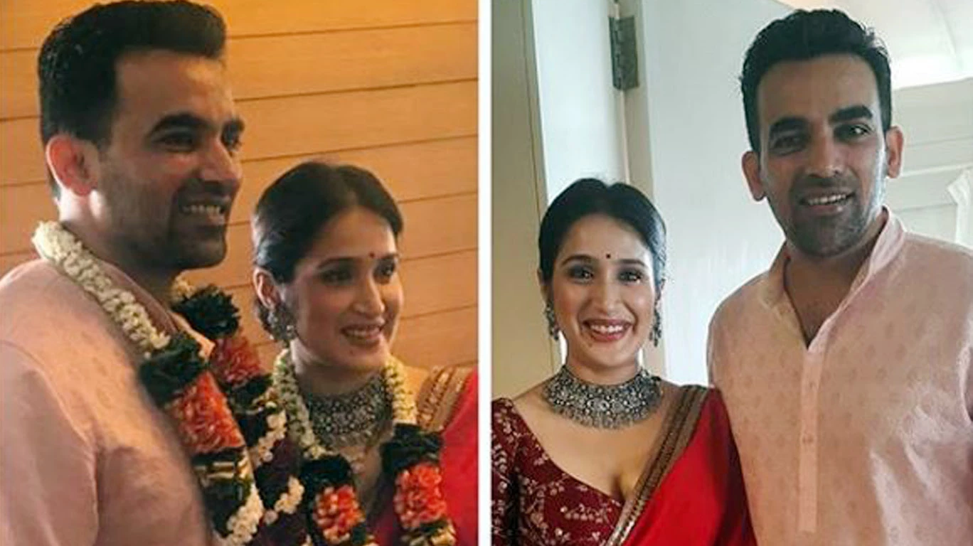 Chak De! India actress Sagarika Ghatge and Indian Cricketer Zaheer Khan tie the knot