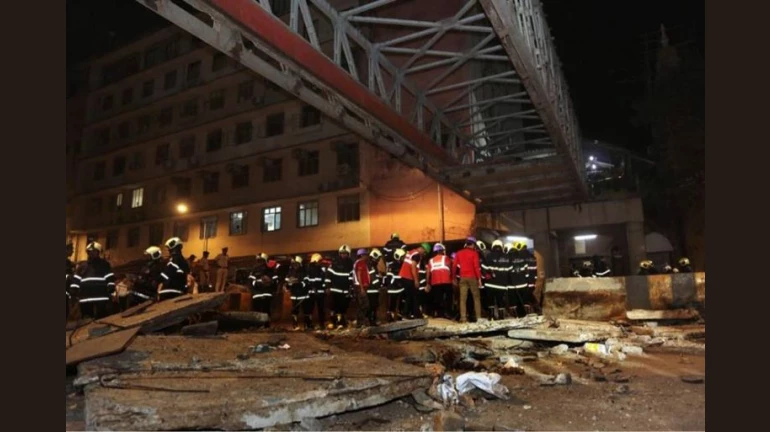 For first time ever, Mumbai Central gets temporary FOB after Bellasis bridge closure For first time ever, Mumbai Central gets temporary FOB after Bellasis bridge closure
